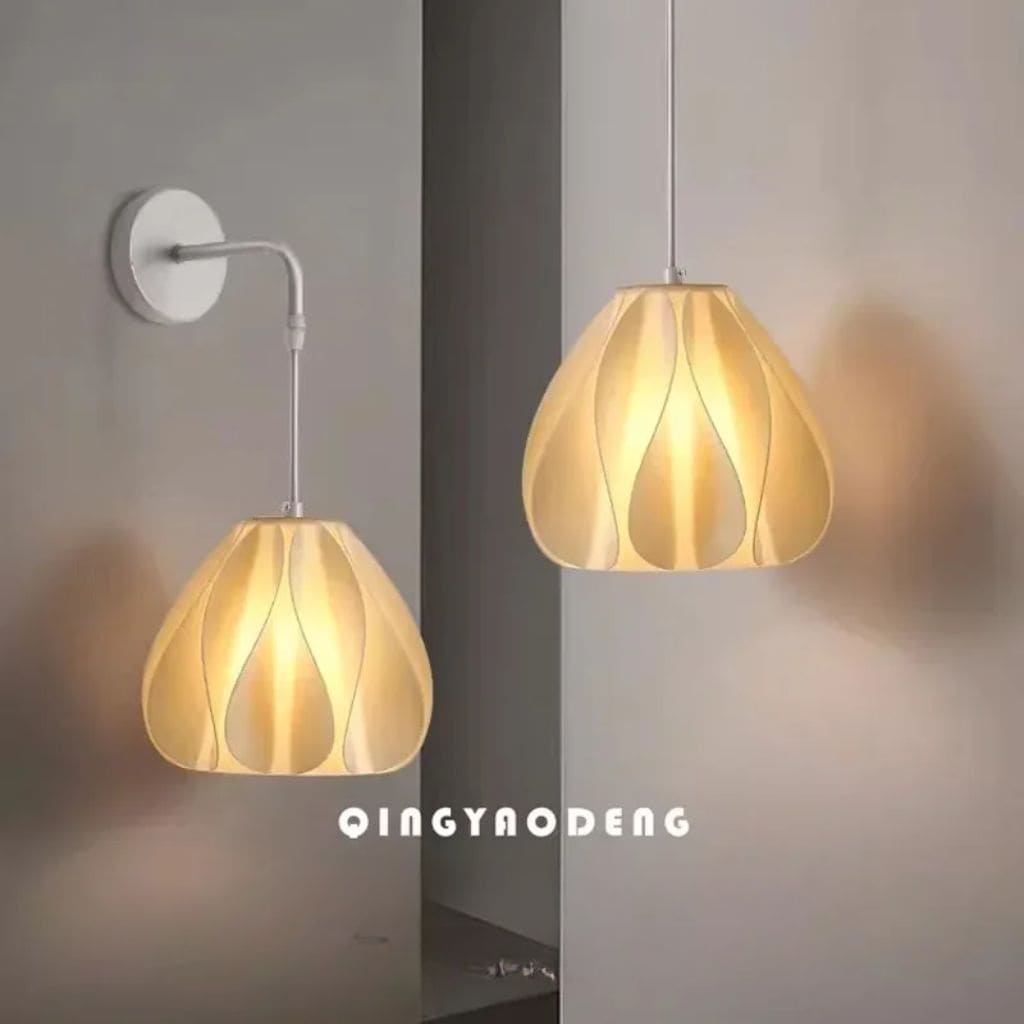 Luz nórdica moderna da parede e minimalista
