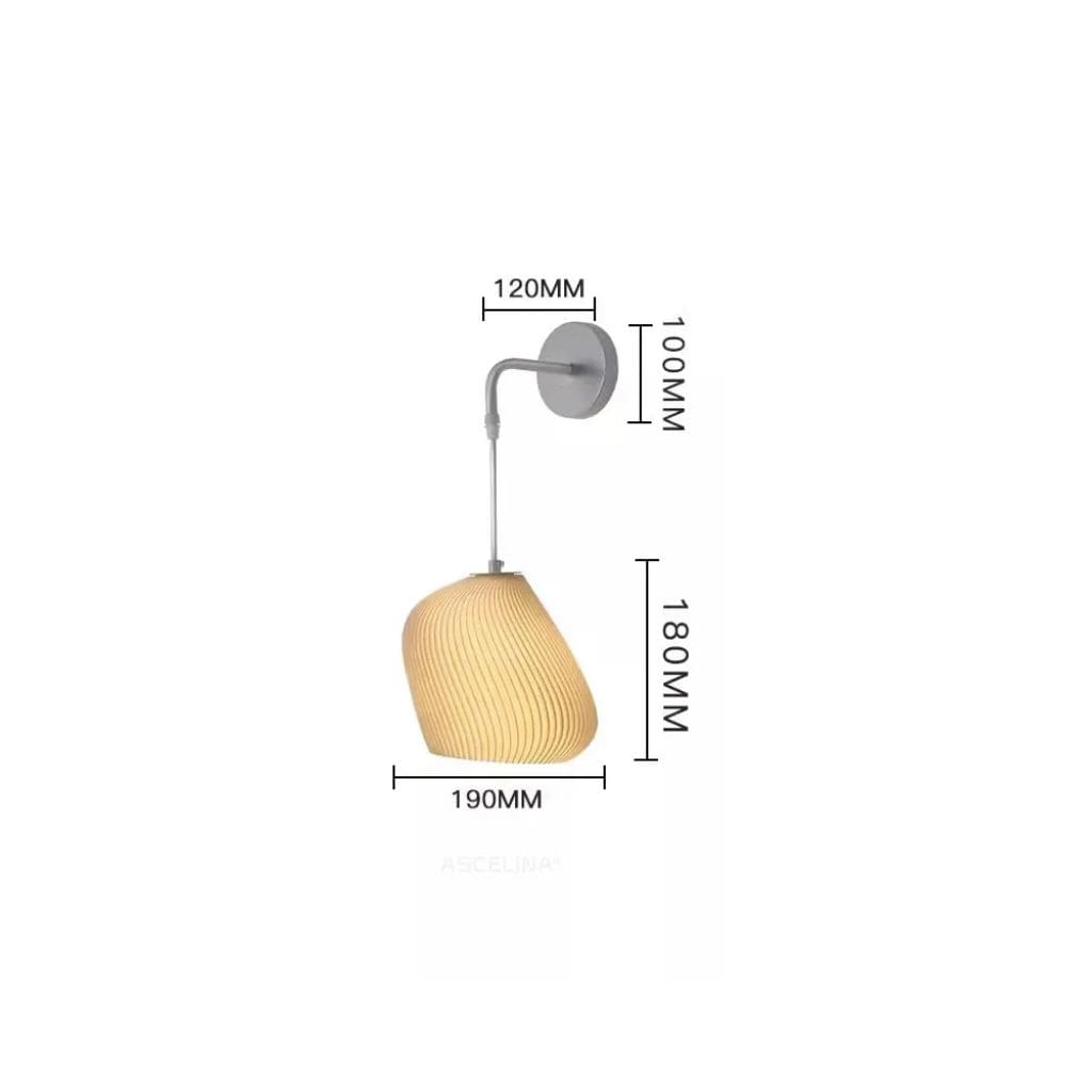 Luz nórdica moderna da parede e minimalista