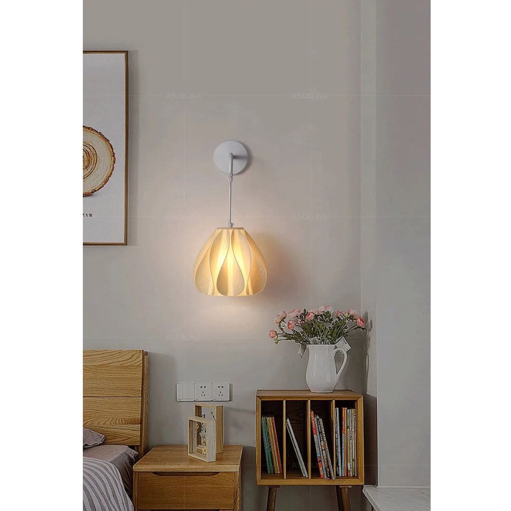 Luz nórdica moderna da parede e minimalista