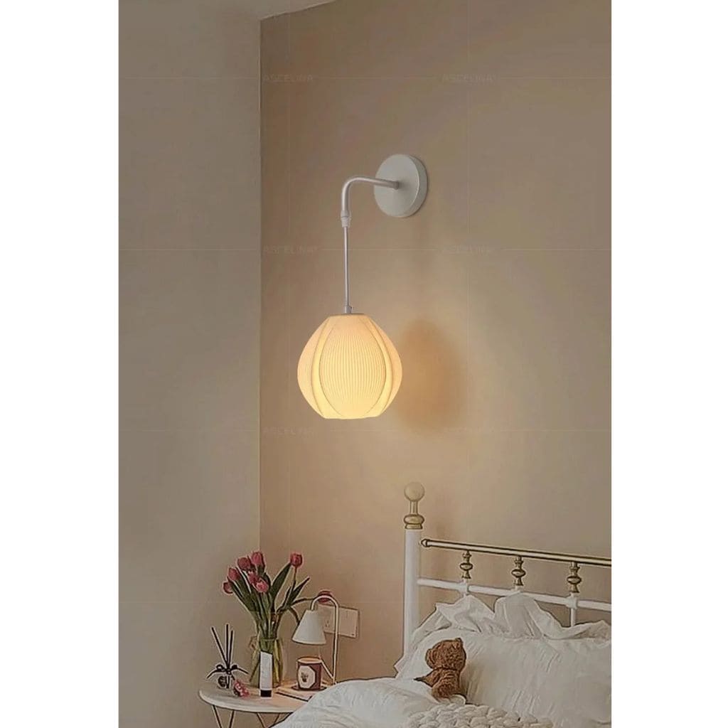 Luz nórdica moderna da parede e minimalista