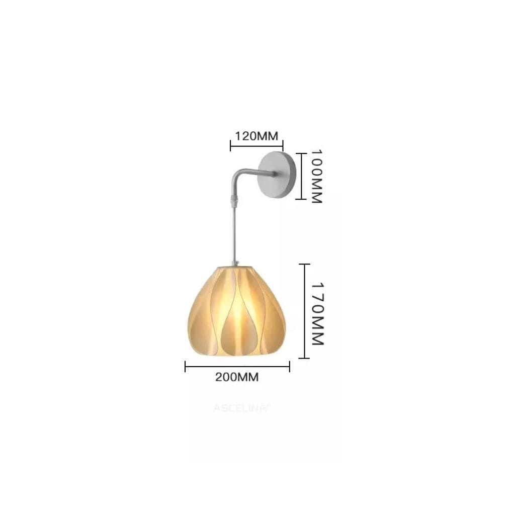 Luz nórdica moderna da parede e minimalista