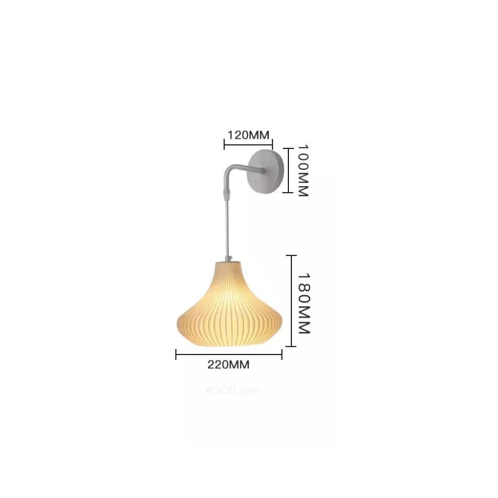 Luz nórdica moderna da parede e minimalista
