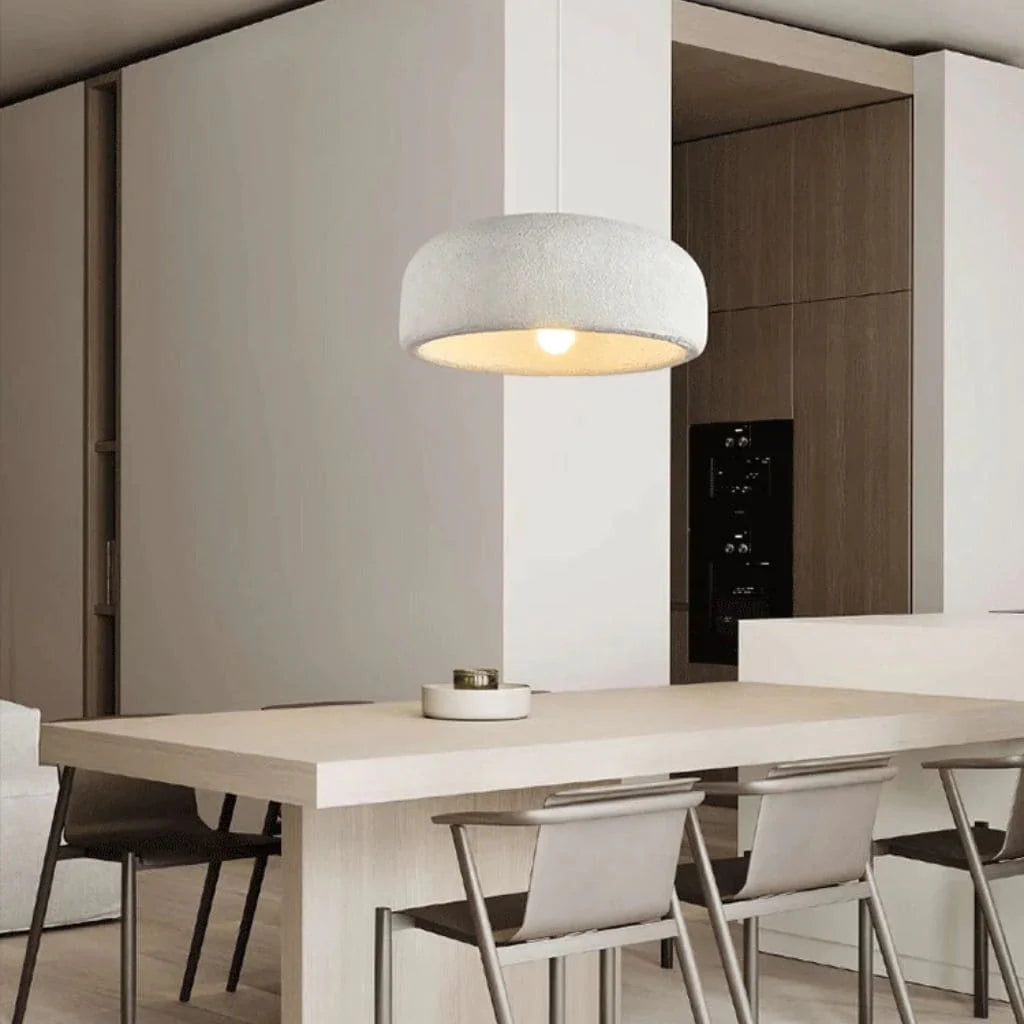 Luminária de design japonês Wabi Sabi para casa de família