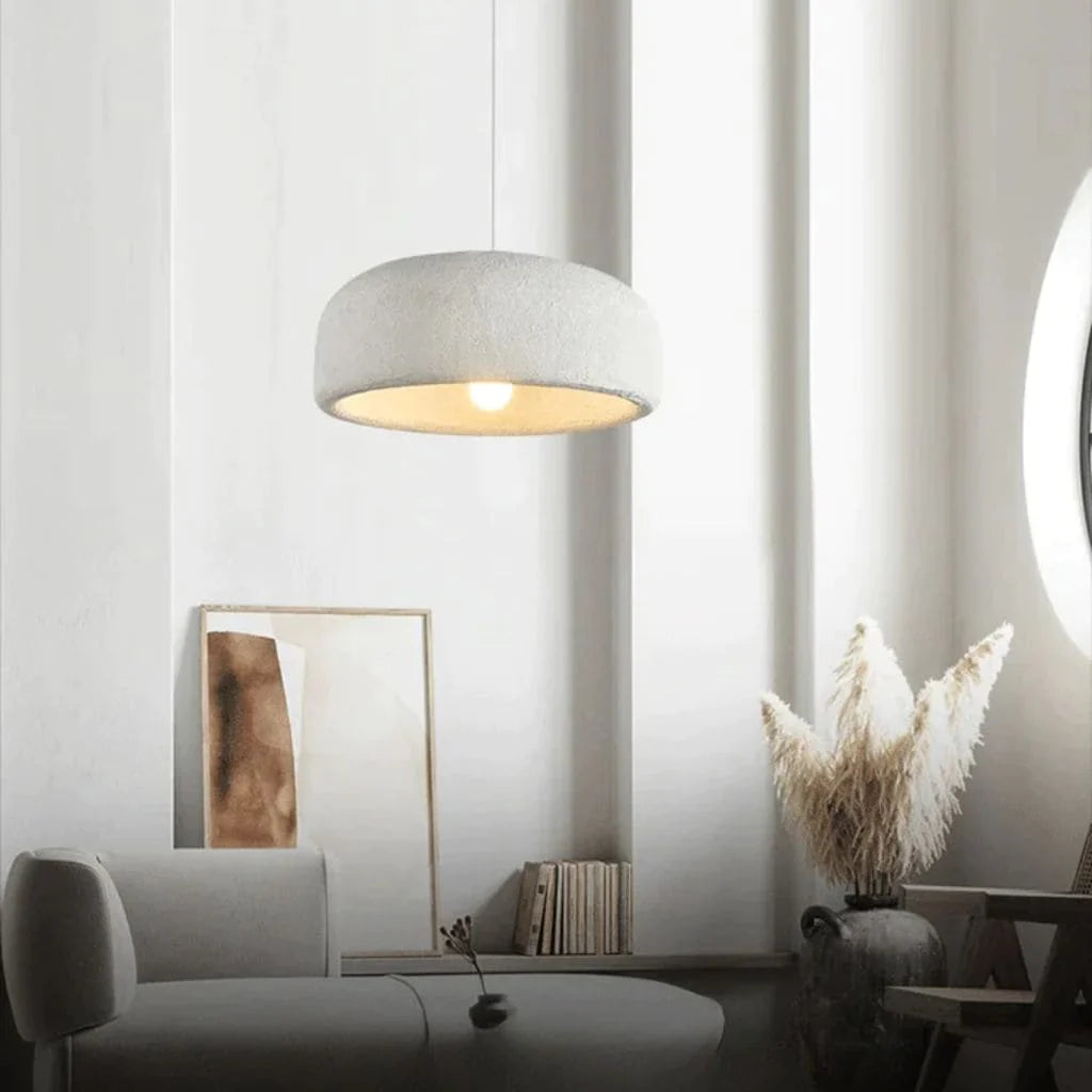 Luminária de design japonês Wabi Sabi para casa de família