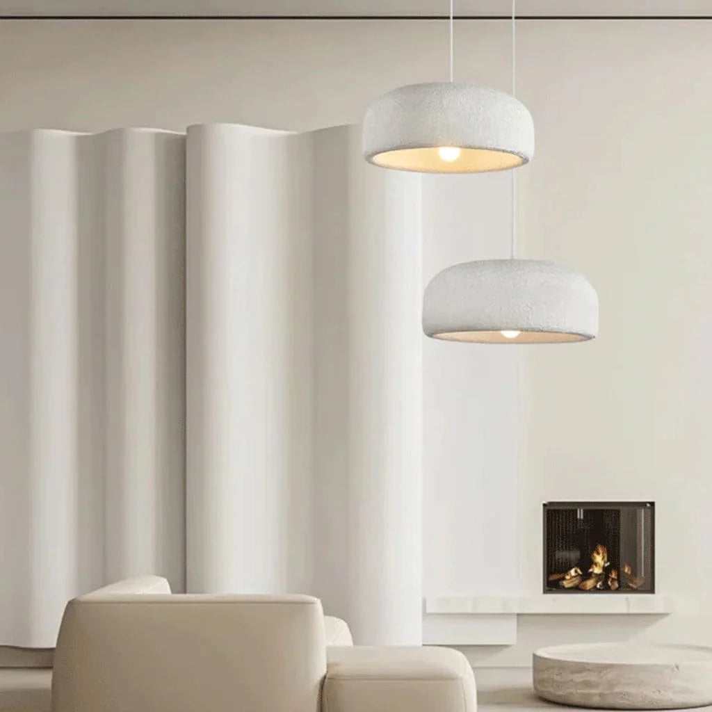 Luminária de design japonês Wabi Sabi para casa de família