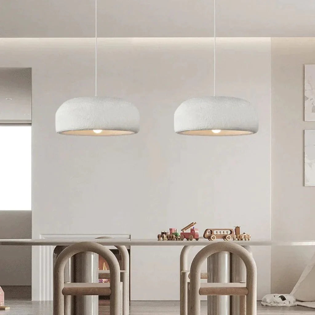Luminária de design japonês Wabi Sabi para casa de família