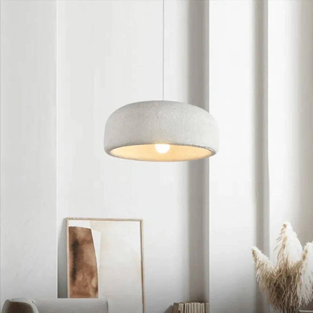 Luminária de design japonês Wabi Sabi para casa de família