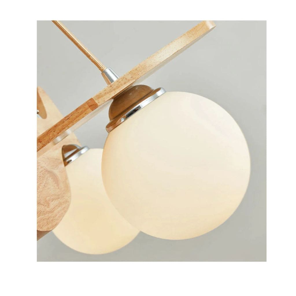 Lustre de aeronave de madeira para crianças