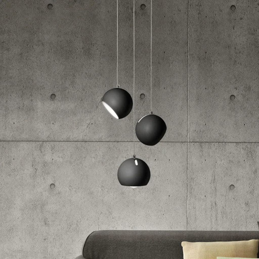 Lustre de bola led nórdica moderna