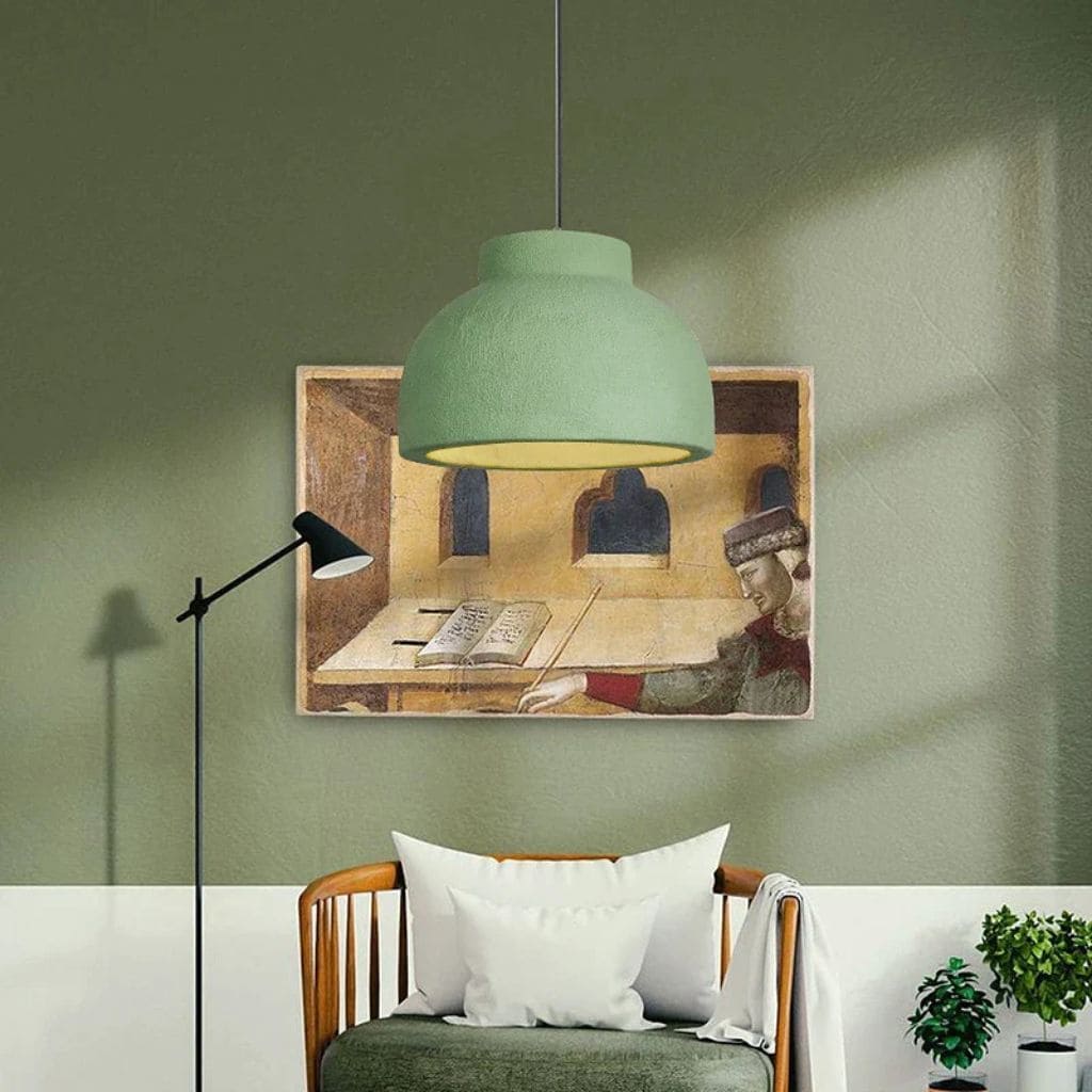 Lustre lustre nórdico minimalista wabi-sabi