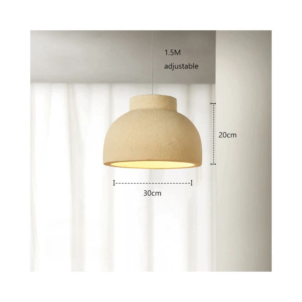 Lustre lustre nórdico minimalista wabi-sabi