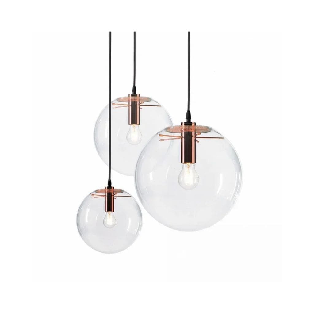 Lustre de bola de vidro