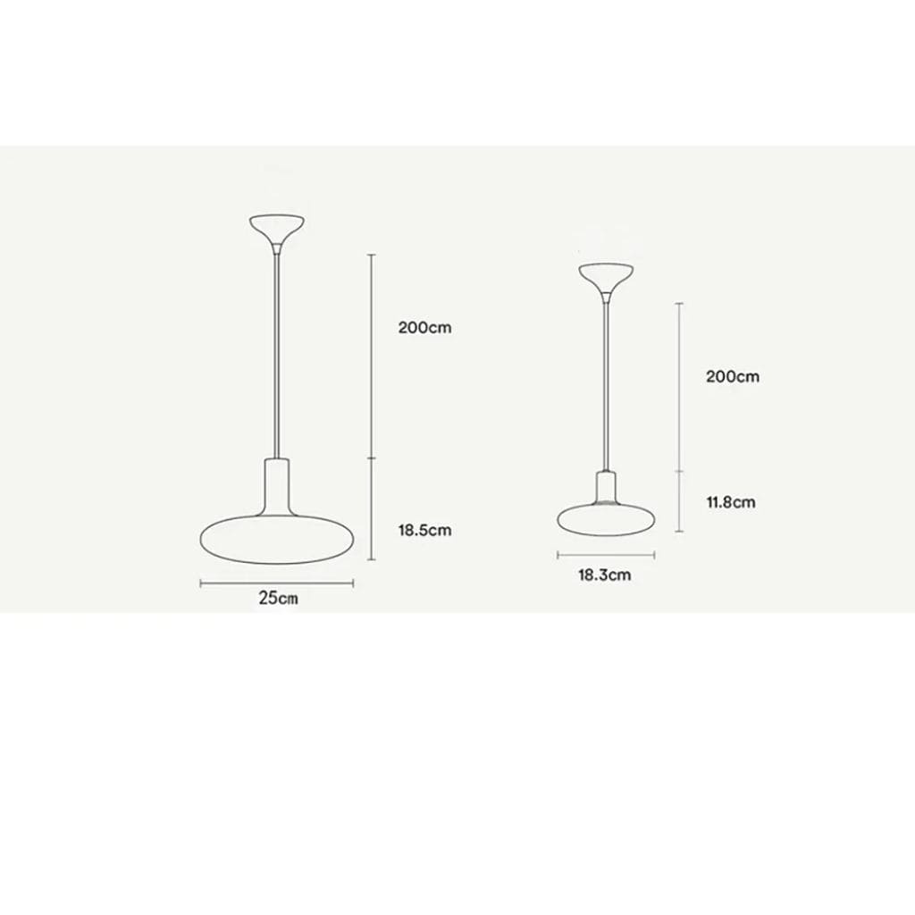 Suspensão minimalista elegante e atemporal