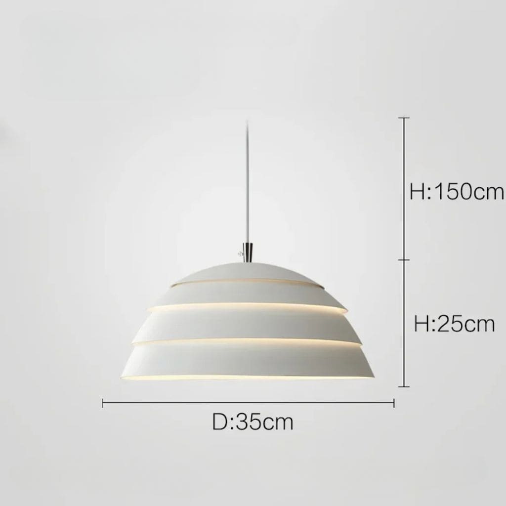 Suspensão de barra de estilo nórdico minimalista