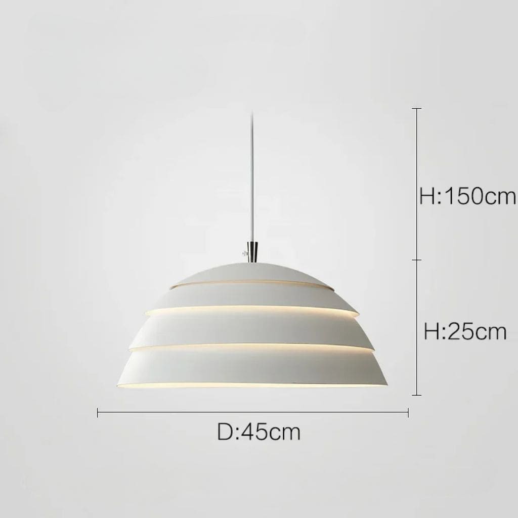 Suspensão de barra de estilo nórdico minimalista