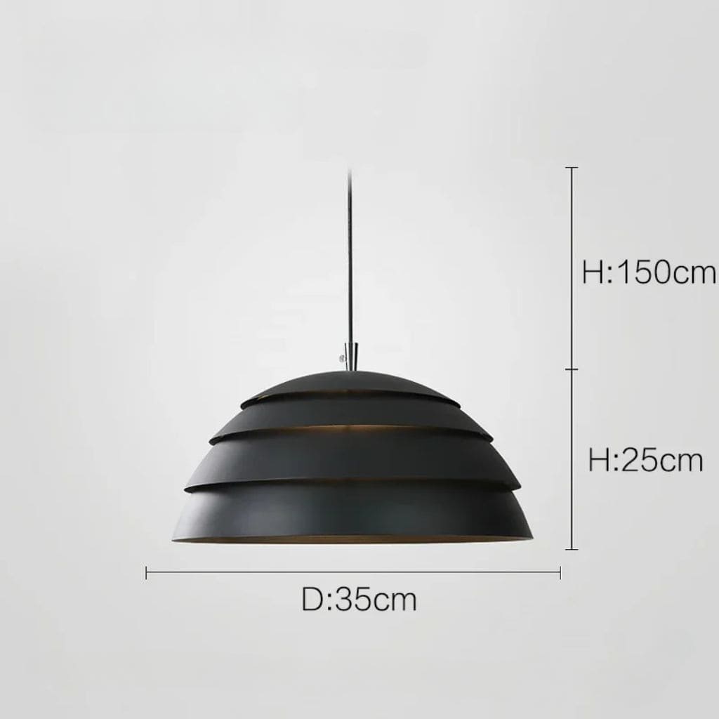 Suspensão de barra de estilo nórdico minimalista