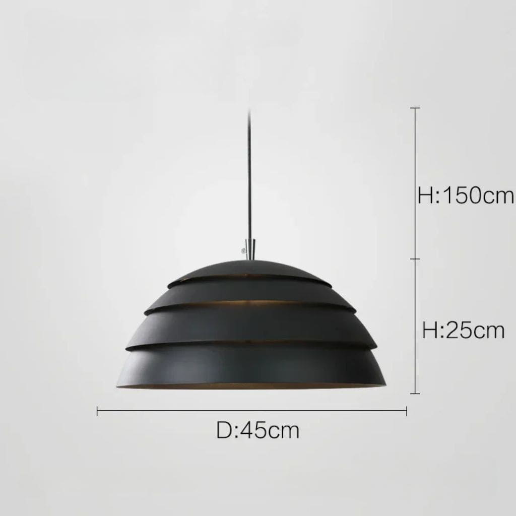 Suspensão de barra de estilo nórdico minimalista