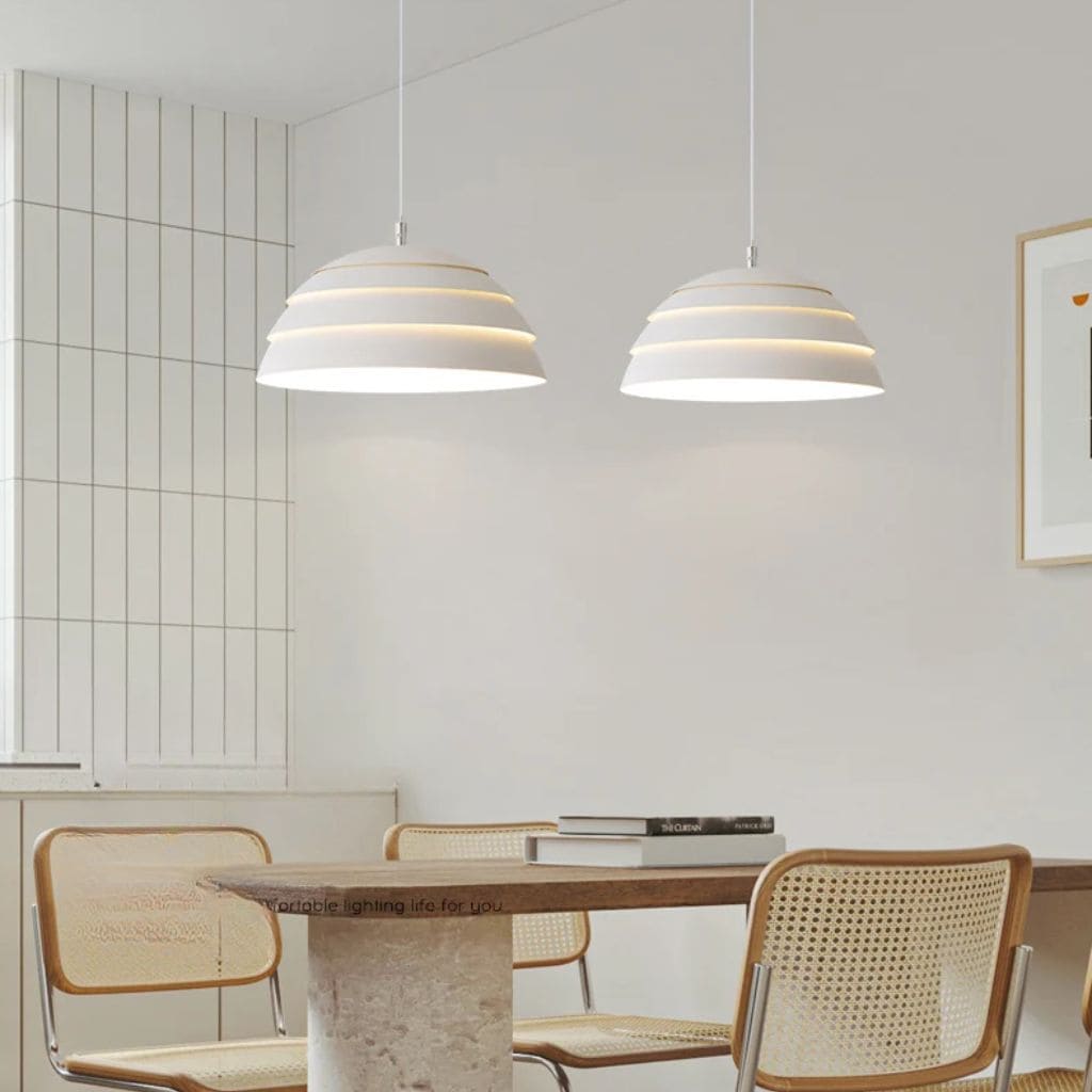 Suspensão de barra de estilo nórdico minimalista