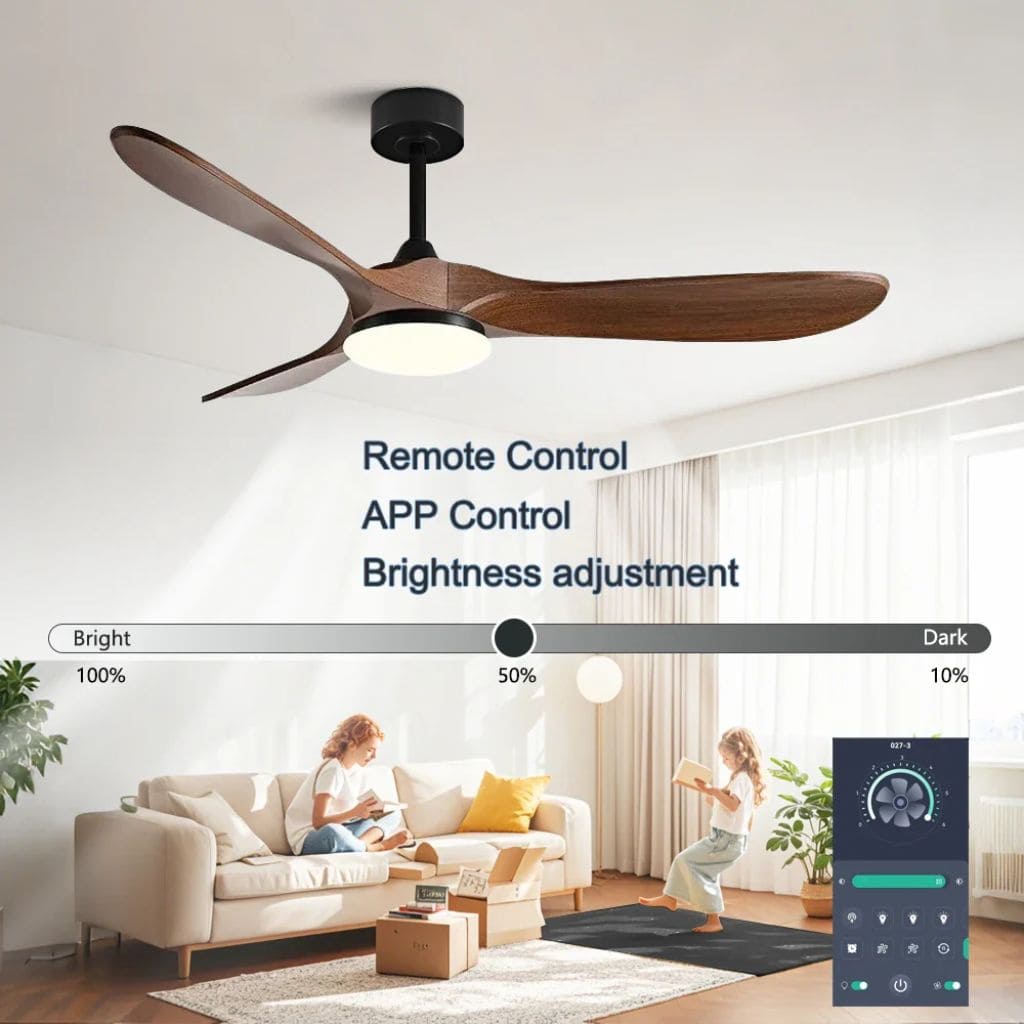 Ventilateur Moderne Silencieux Connecté