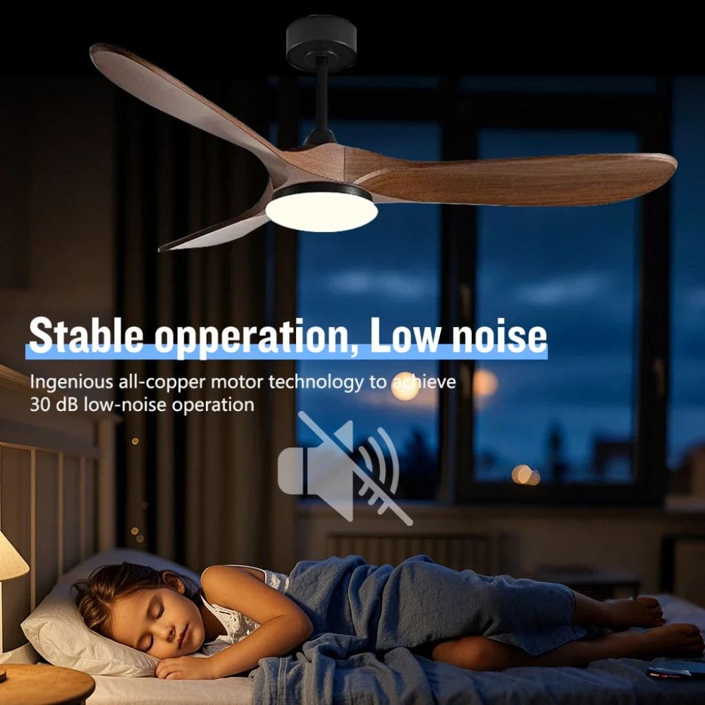 Ventilateur Moderne Silencieux Connecté