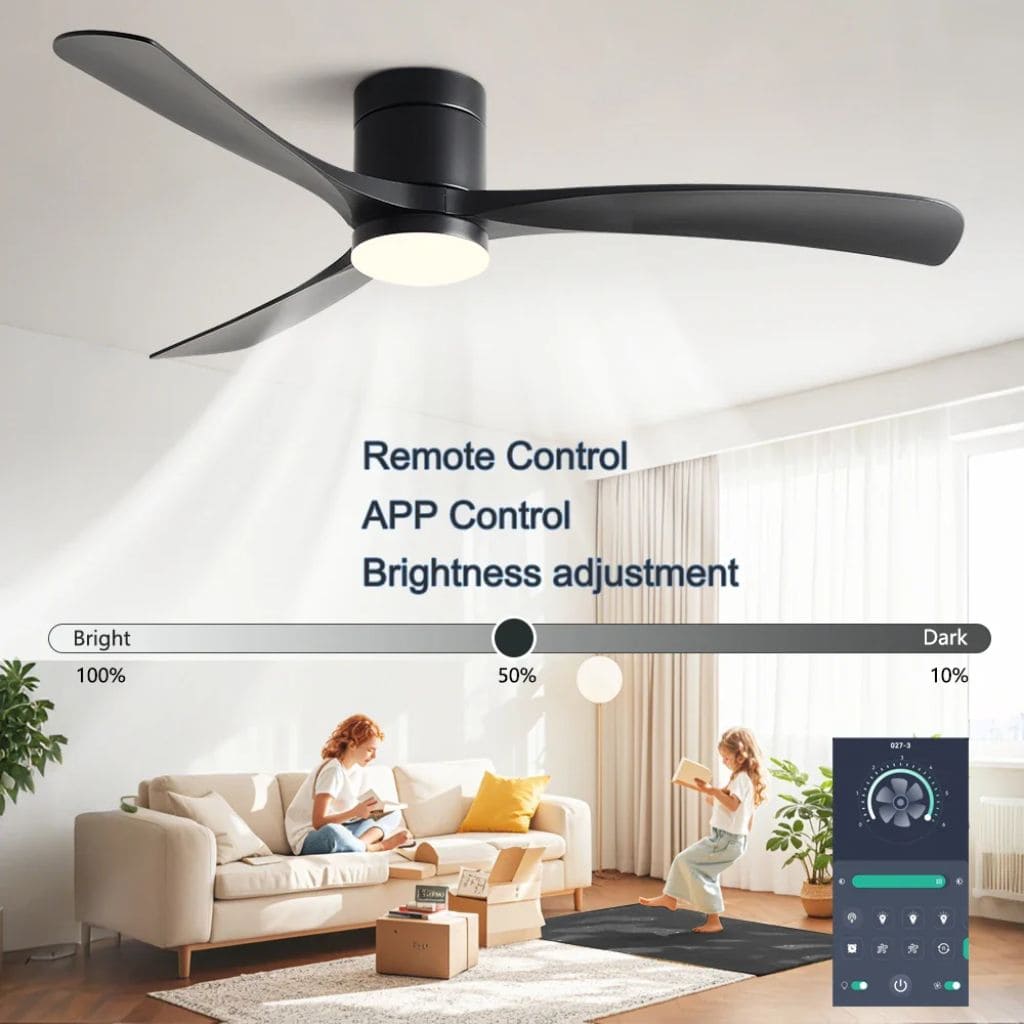 Ventilateur Plafond Dimmable Intelligent